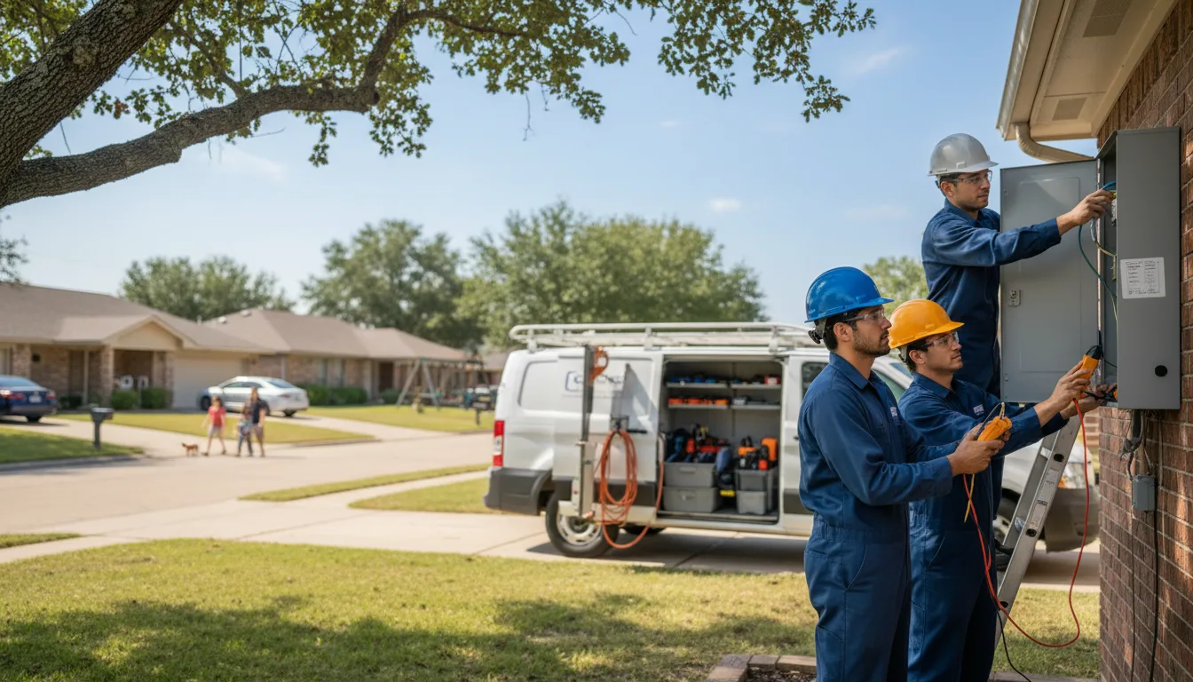 Certified electrician providing emergency electrical services in Abilene, KS